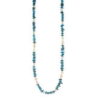 Collana in apatite e opietra di luna - Nivy Essence
