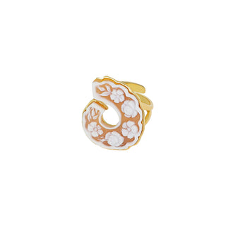 Anello cammeo con fiori - Teti