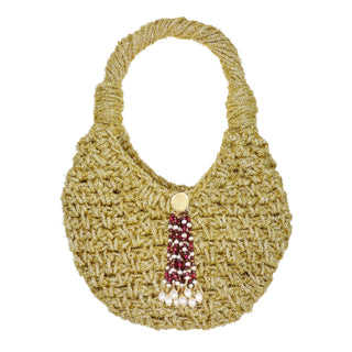 Borsa Artigianale con Nappina Perle Agata - Isadora