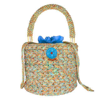 Borsa a mano crochet con elemento gioiello - Tamira