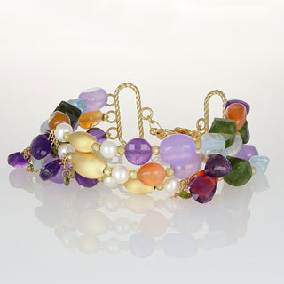 Bracciale Argento 925 Pietre Naturali Berenice 