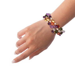 Bracciale Argento 925 Pietre Naturali Berenice - indossata