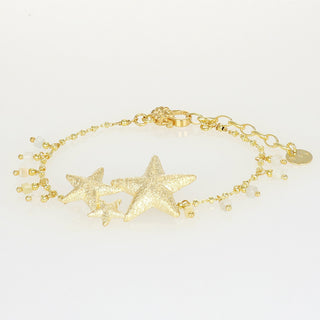 Bracciale argento con stelle marine - Sahra