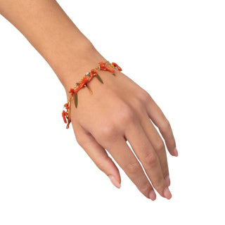 Bracciale con rami di corallo moderno Lyana