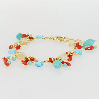 Bracciale estivo con corallo - Jasmine