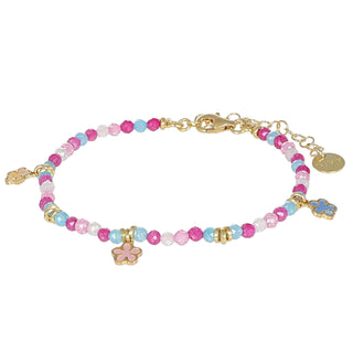 Bracciale estivo donna con ciondolo - Fiore