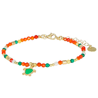 Bracciale estivo donna con ciondolo - Tartaruga