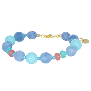 Bracciale pasta di turchese e agata - Nivy essence 7