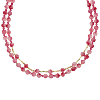 Collana Choker Doppio Filo giada -  Calina