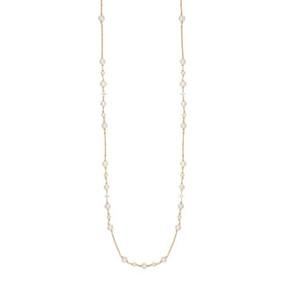 Collana Lunga Perle d’Acqua Dolce e Zirconi - Nara
