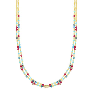 Collana ancora con pietre - Tropea