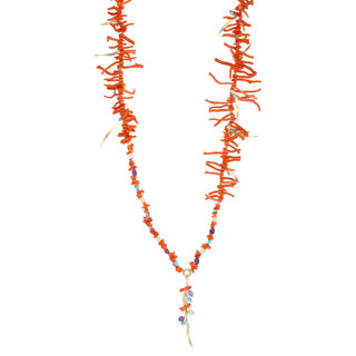Collana con rami di corallo rosso - Maraya