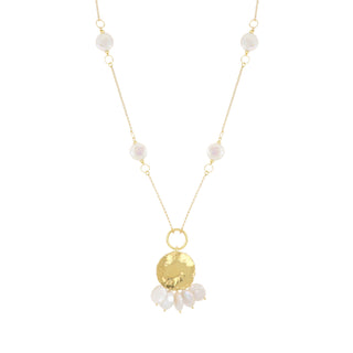 Collana di perle con ciondolo - Selene