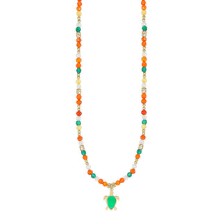 Collana estiva donna con ciondolo - Tartaruga