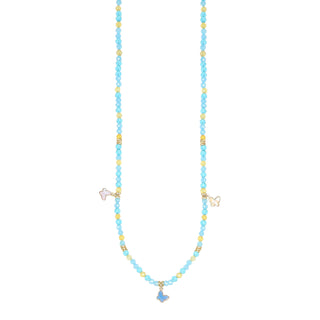 Collana estiva donna con ciondolo - Farfalle