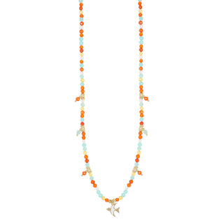 Collana estiva donna con ciondolo - Rondine