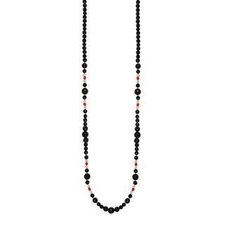 Collana in onice, corallo e perle - Nivy essence