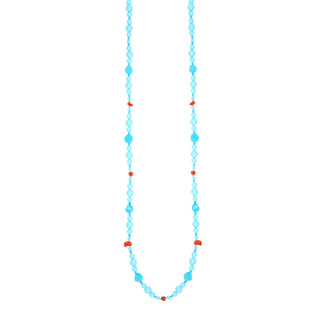 Collana pasta di turchese e corallo - Nivy essence 5