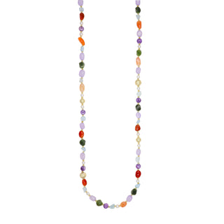 Collana pietre colorate e perle - Nivy essence