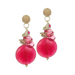 Orecchini fucsia - Vera