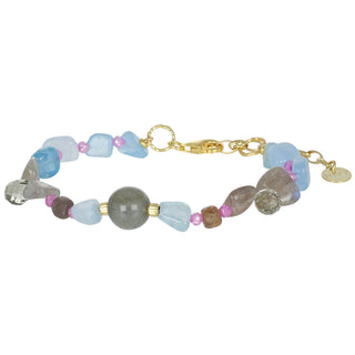bracciale acquamarina e labradorite - Nivy essence