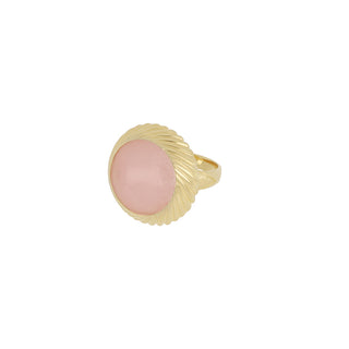 Anello quarzo rosa - Vera