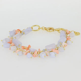 Bracciale corallo rosa - Ariel