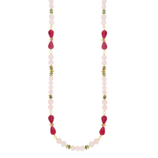 Collana di quarzo rosa - Vera