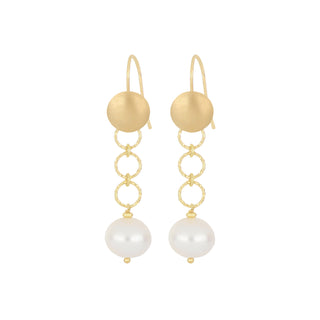 Orecchini perle di fiume - Charlize oro